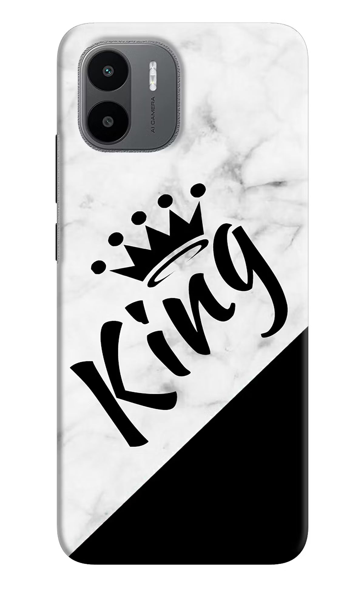 King Redmi A1/A2 Hard Case Back Cover by Casekaro