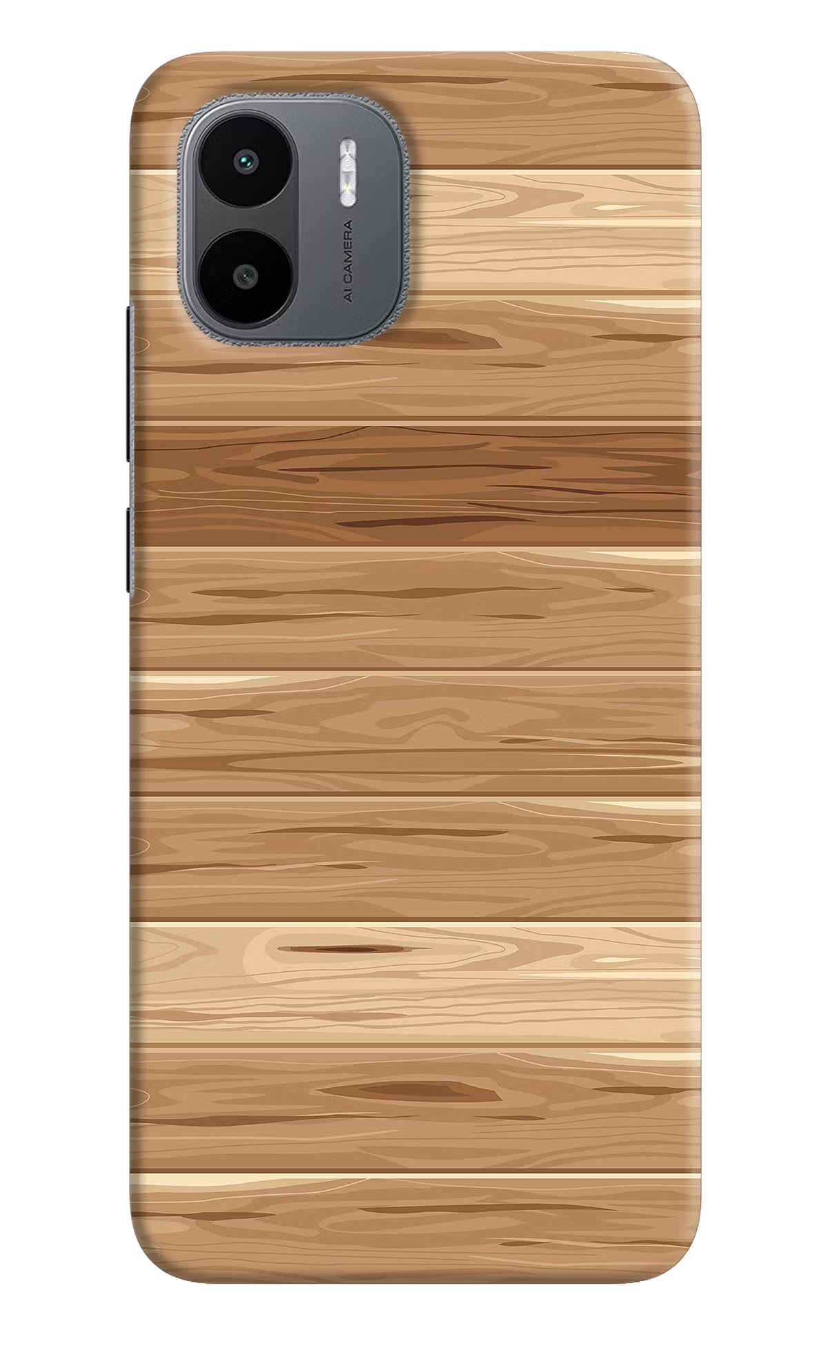 Wooden Vector Redmi A1/A2 Hard Case Back Cover by Casekaro