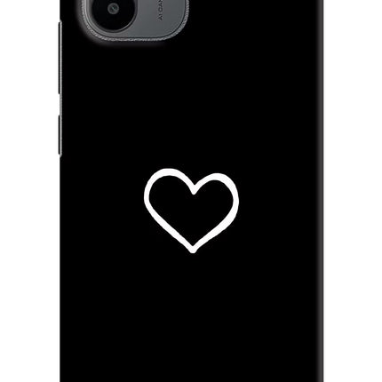 Heart Redmi A1/A2 Hard Case Back Cover by Casekaro