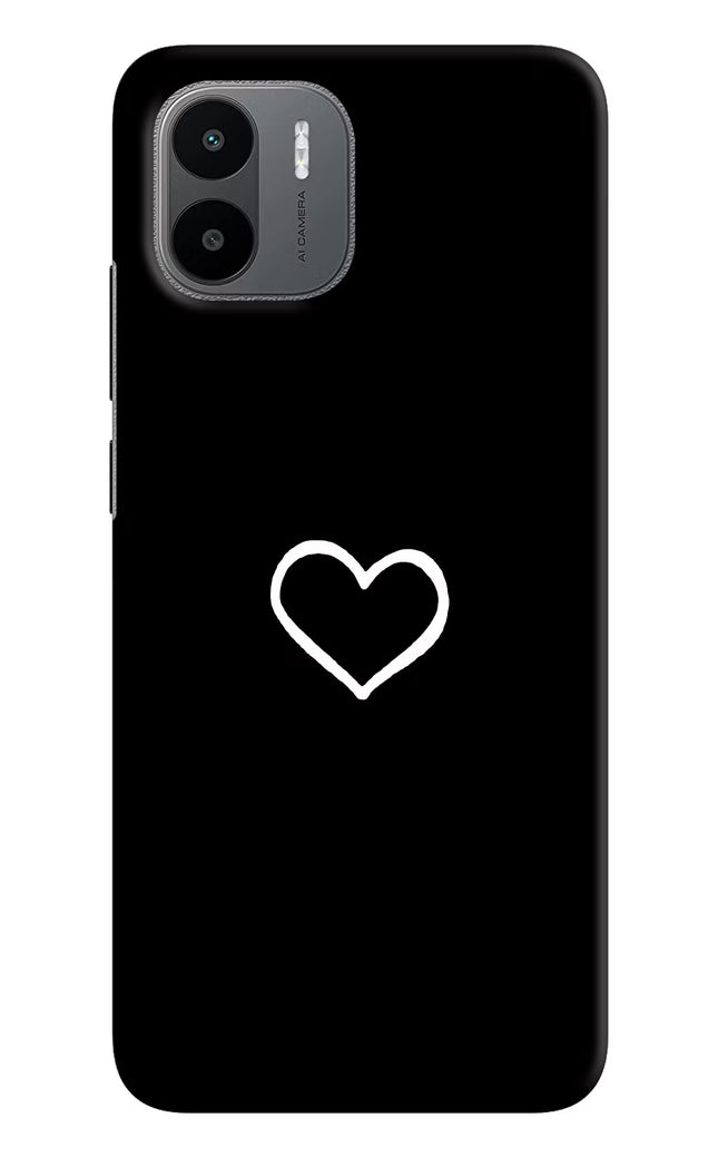 Heart Redmi A1/A2 Hard Case Back Cover by Casekaro