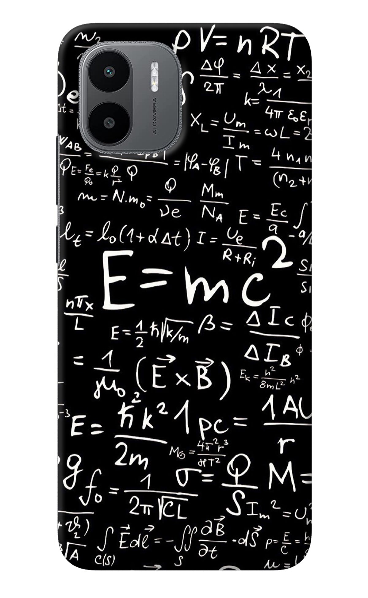 Physics Albert Einstein Formula Redmi A1 Back Cover