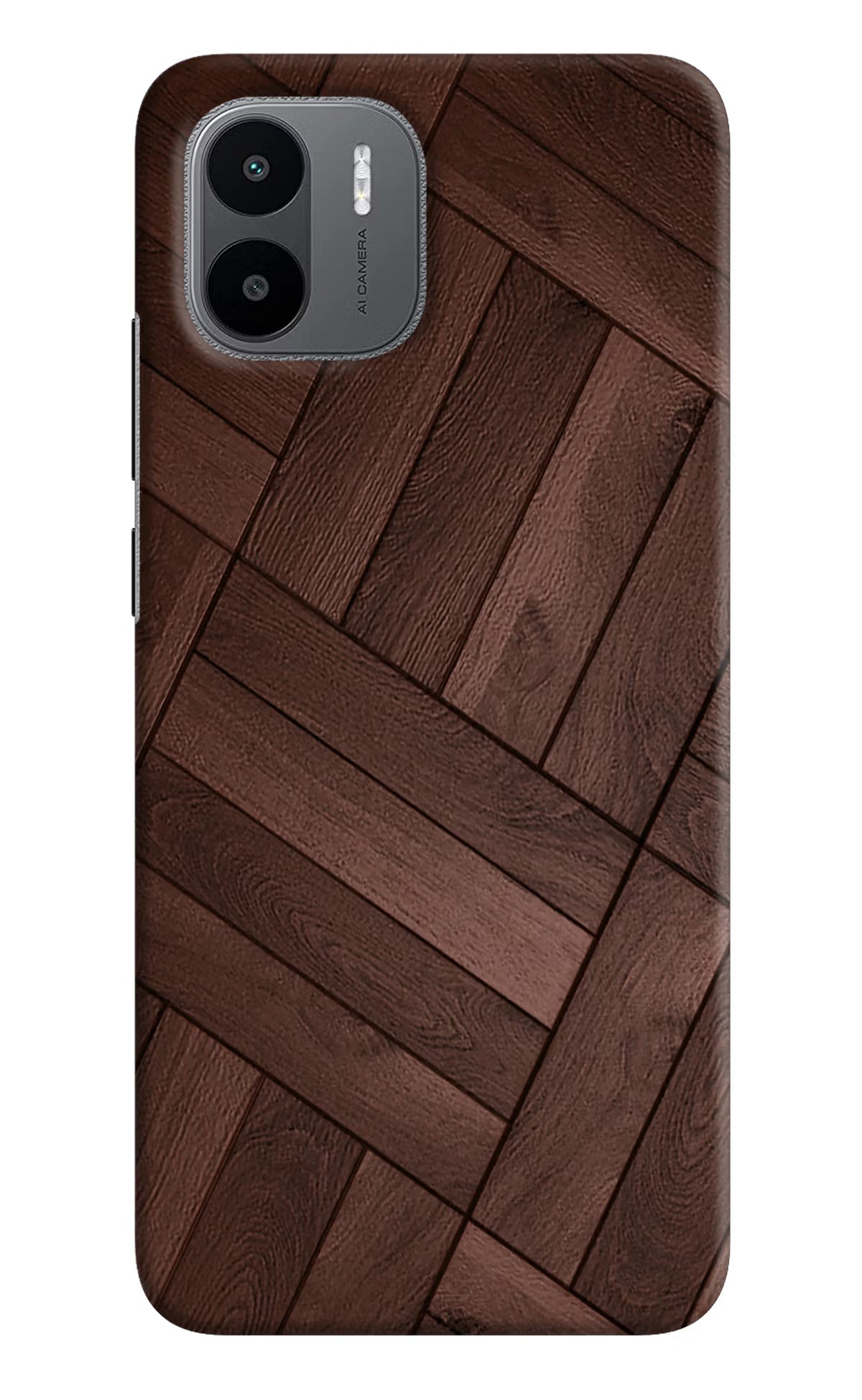 Wooden Texture Design Redmi A1/A2 Hard Case Back Cover by Casekaro