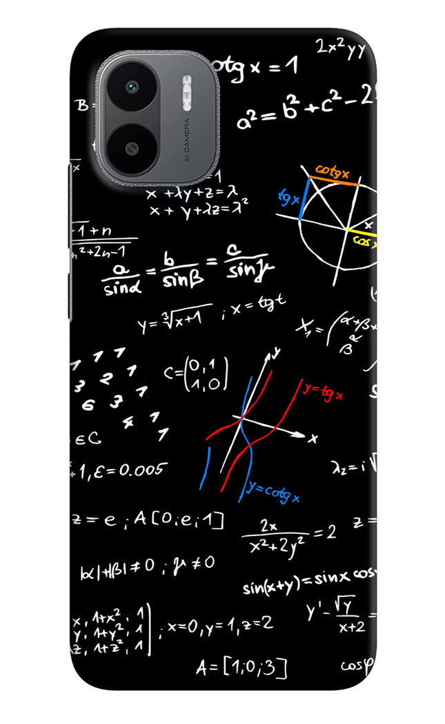 Mathematics Formula Redmi A1/A2 Hard Case Back Cover by Casekaro