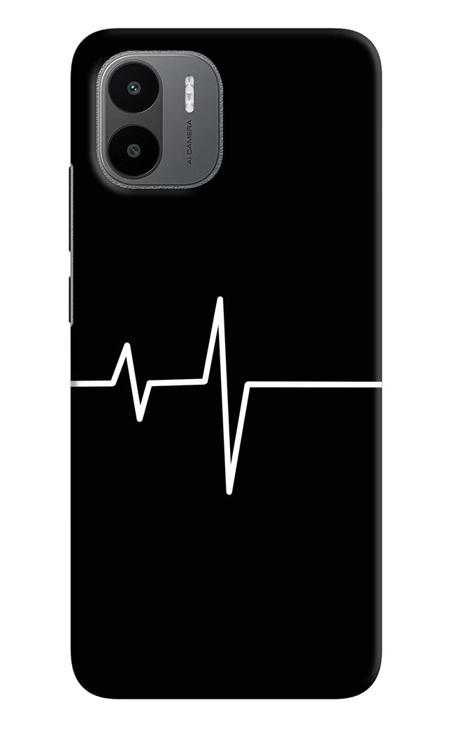 Heart Beats Redmi A1/A2 Hard Case Back Cover by Casekaro