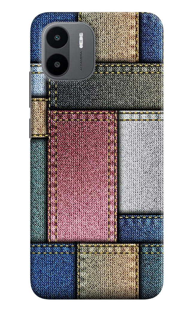 Multicolor Jeans Redmi A1/A2 Hard Case Back Cover by Casekaro