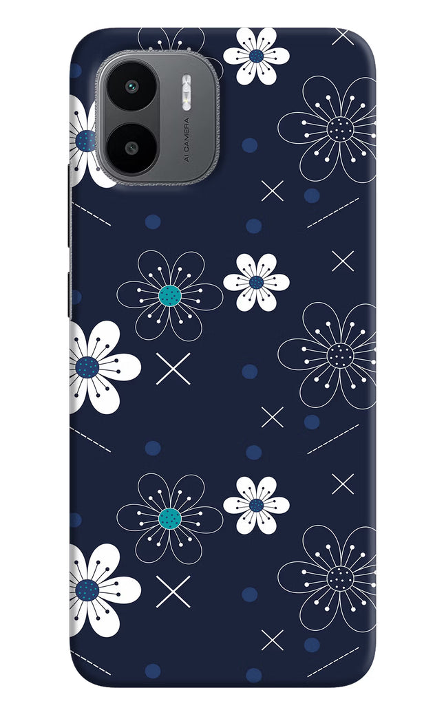 Flowers Redmi A1/A2 Hard Case Back Cover by Casekaro