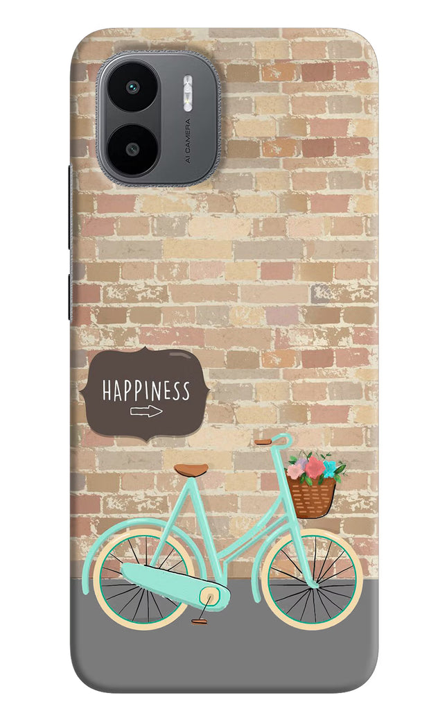 Happiness Artwork Redmi A1/A2 Hard Case Back Cover by Casekaro