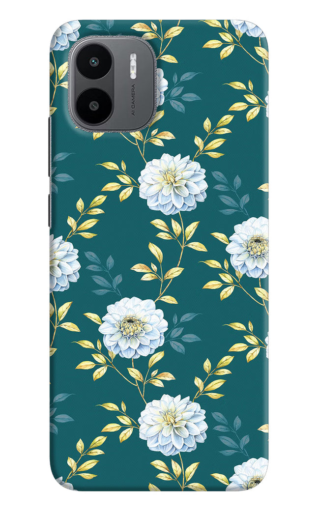 Flowers Redmi A1/A2 Hard Case Back Cover by Casekaro