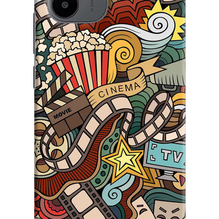 Cinema Abstract Redmi A1/A2 Hard Case Back Cover by Casekaro