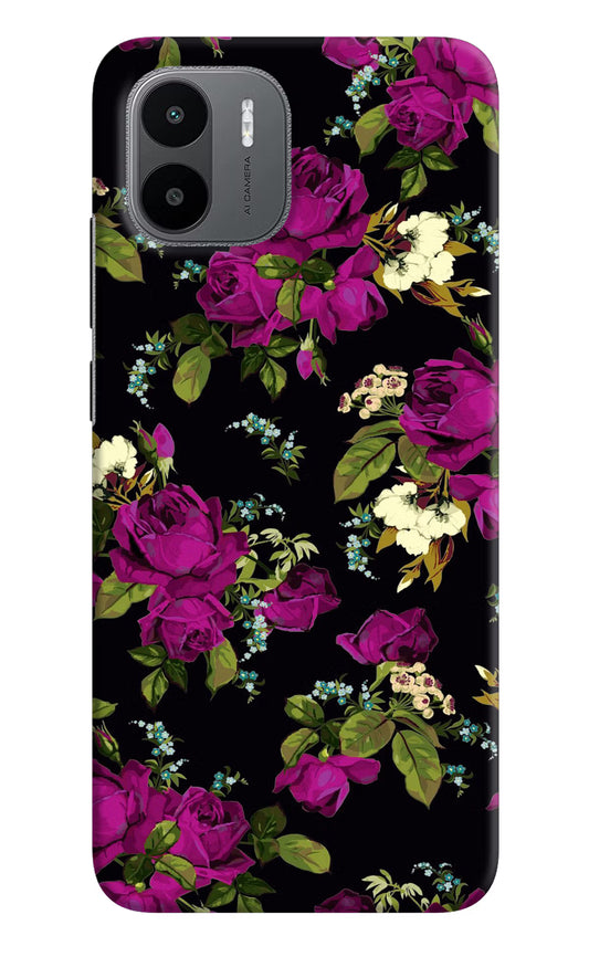 Flowers Redmi A1/A2 Hard Case Back Cover by Casekaro