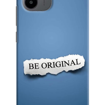 Be Original Redmi A1/A2 Hard Case Back Cover by Casekaro