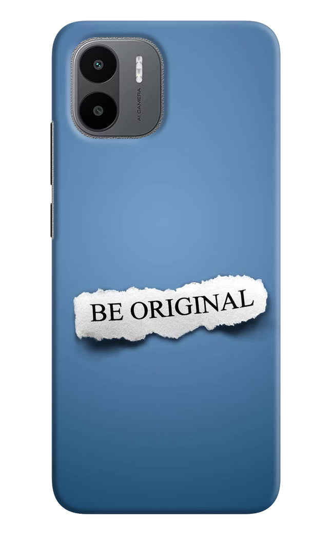 Be Original Redmi A1/A2 Hard Case Back Cover by Casekaro