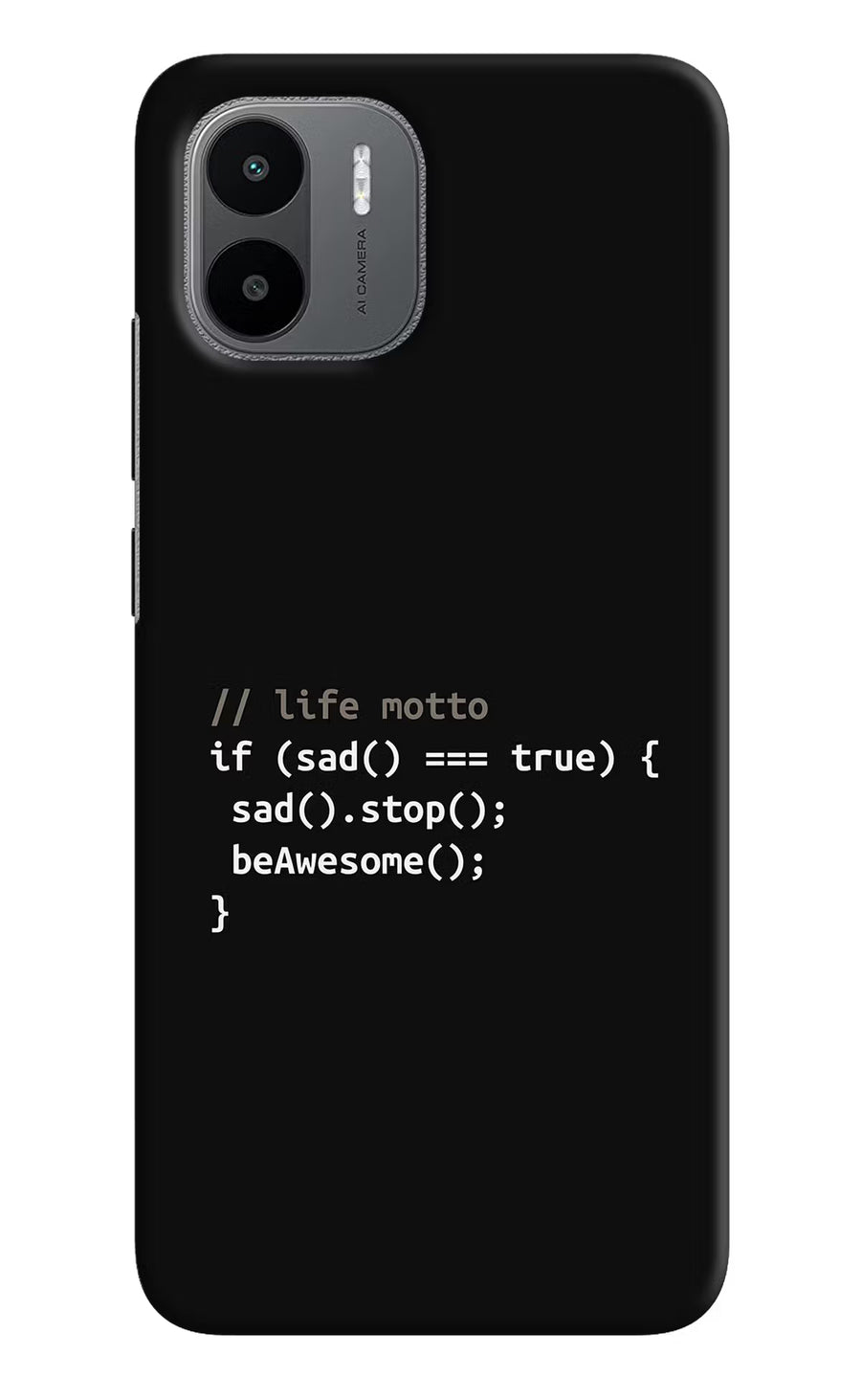 Life Motto Code Redmi A1/A2 Back Cover, Hard case