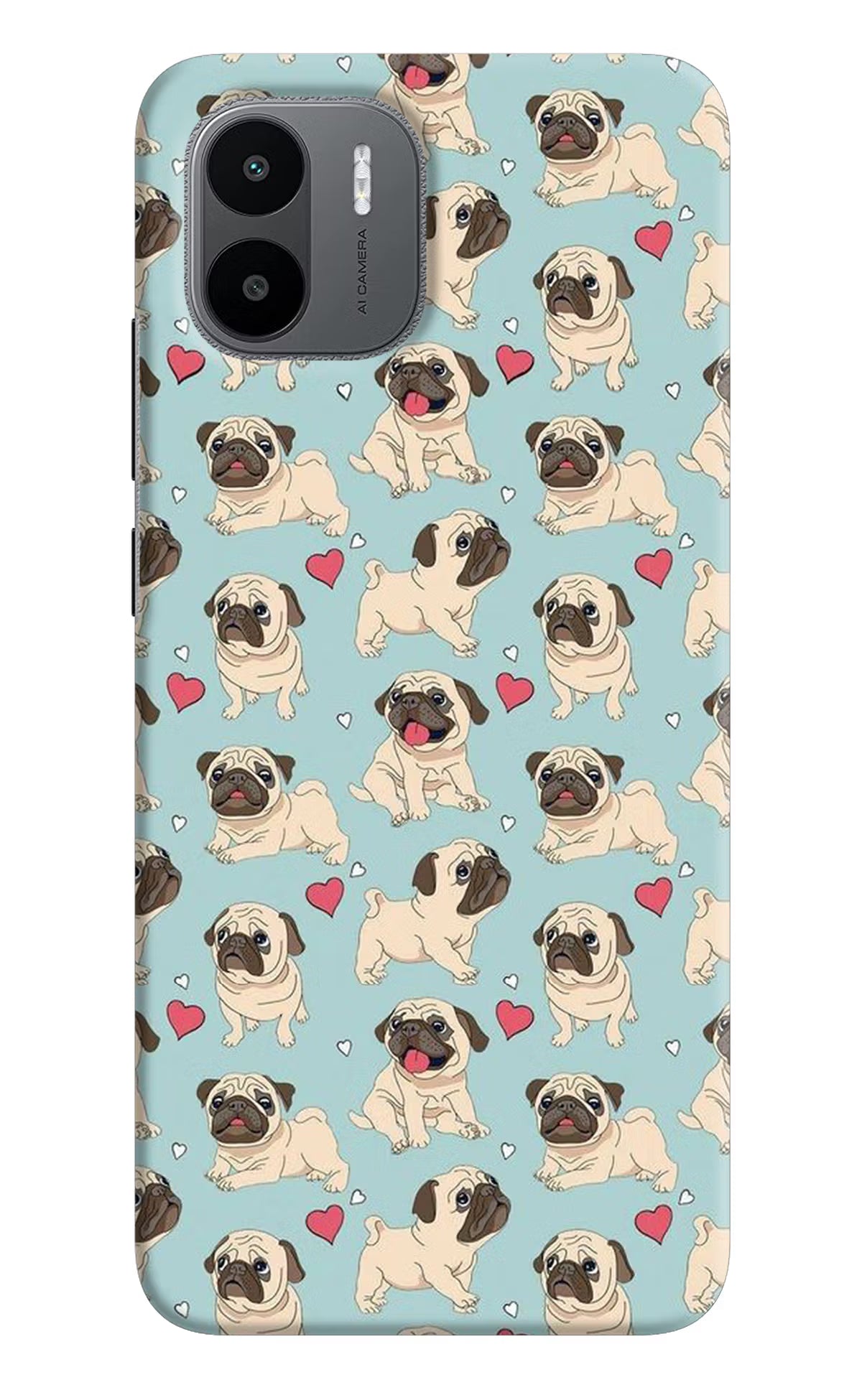 Pug Dog Redmi A1/A2 Hard Case Back Cover by Casekaro