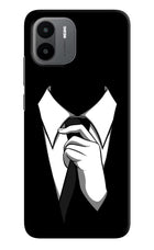 Black Tie Redmi A1/A2 Hard Case Back Cover by Casekaro