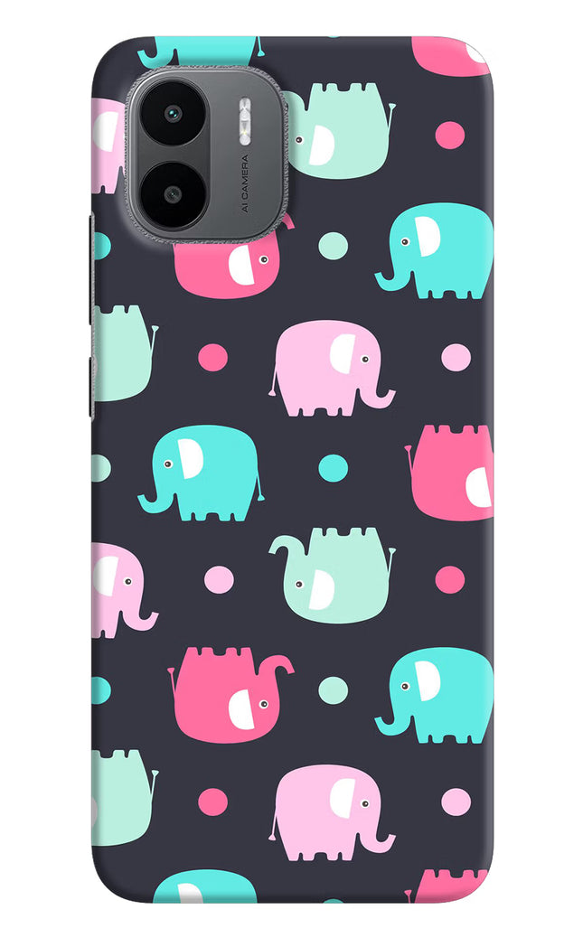 Elephants Redmi A1/A2 Hard Case Back Cover by Casekaro