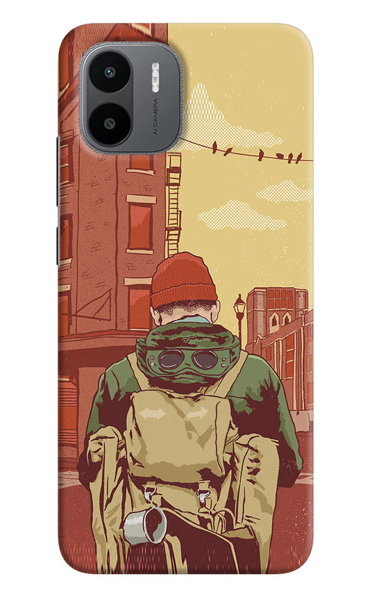 Adventurous Redmi A1/A2 Hard Case Back Cover by Casekaro
