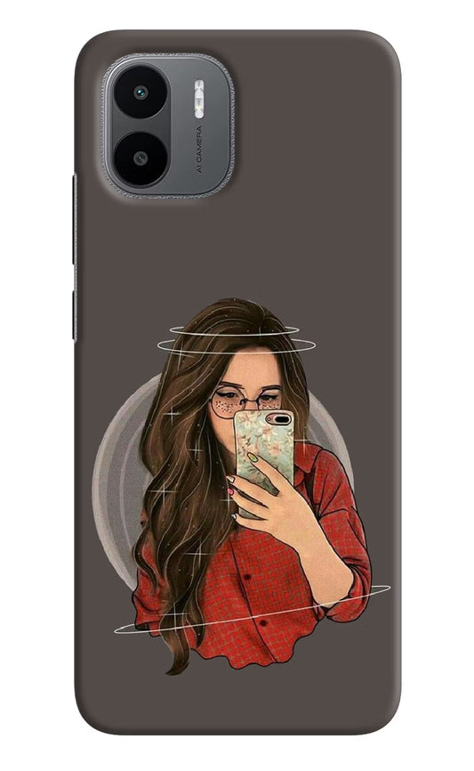 Selfie Queen Redmi A1/A2 Hard Case Back Cover by Casekaro