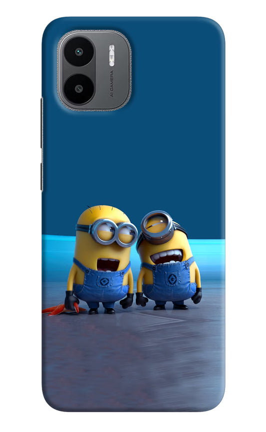 Minion Laughing Redmi A1/A2 Hard Case Back Cover by Casekaro