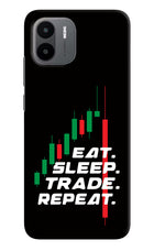 Eat Sleep Trade Repeat Redmi A1/A2 Hard Case Back Cover by Casekaro