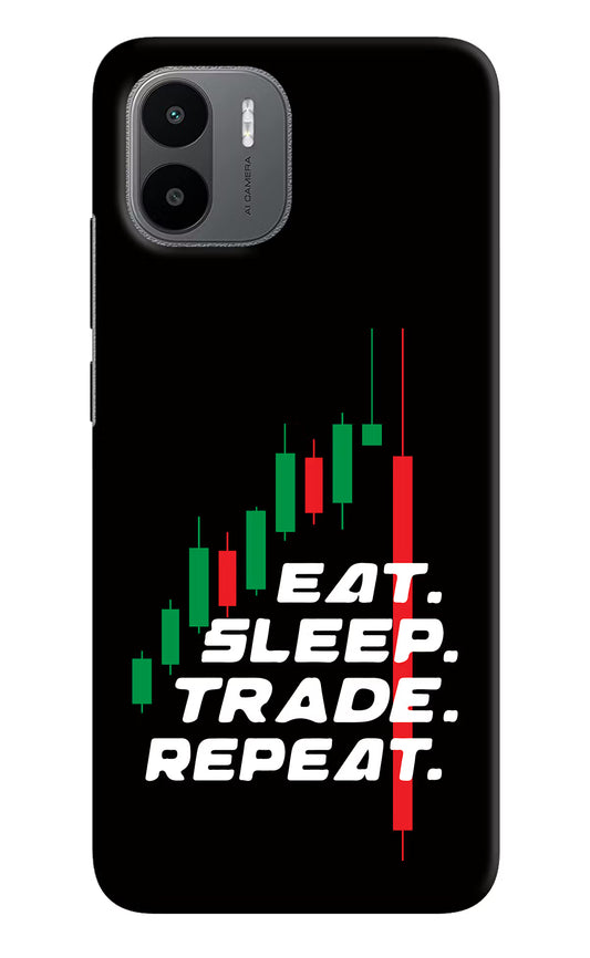 Eat Sleep Trade Repeat Redmi A1/A2 Hard Case Back Cover by Casekaro