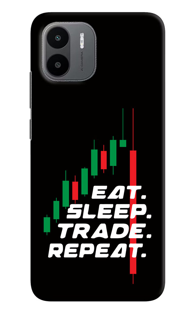Eat Sleep Trade Repeat Redmi A1/A2 Hard Case Back Cover by Casekaro