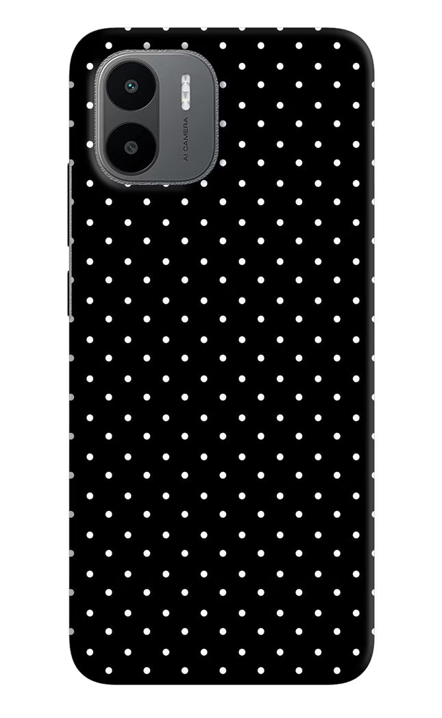 White Dots Redmi A1/A2 Hard Case Back Cover by Casekaro