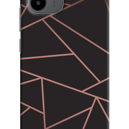 Geometric Pattern Redmi A1/A2 Hard Case Back Cover by Casekaro