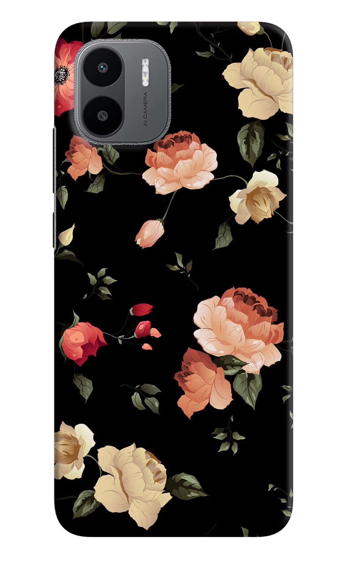 Flowers Redmi A1/A2 Hard Case Back Cover by Casekaro