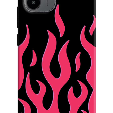 Fire Flames Redmi A1/A2 Hard Case Back Cover by Casekaro