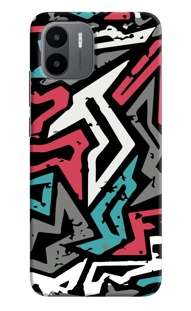 Geometric Graffiti Redmi A1/A2 Hard Case Back Cover by Casekaro