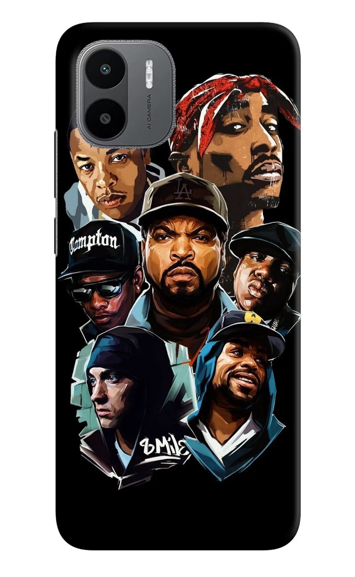 Rappers Redmi A1/A2 Hard Case Back Cover by Casekaro