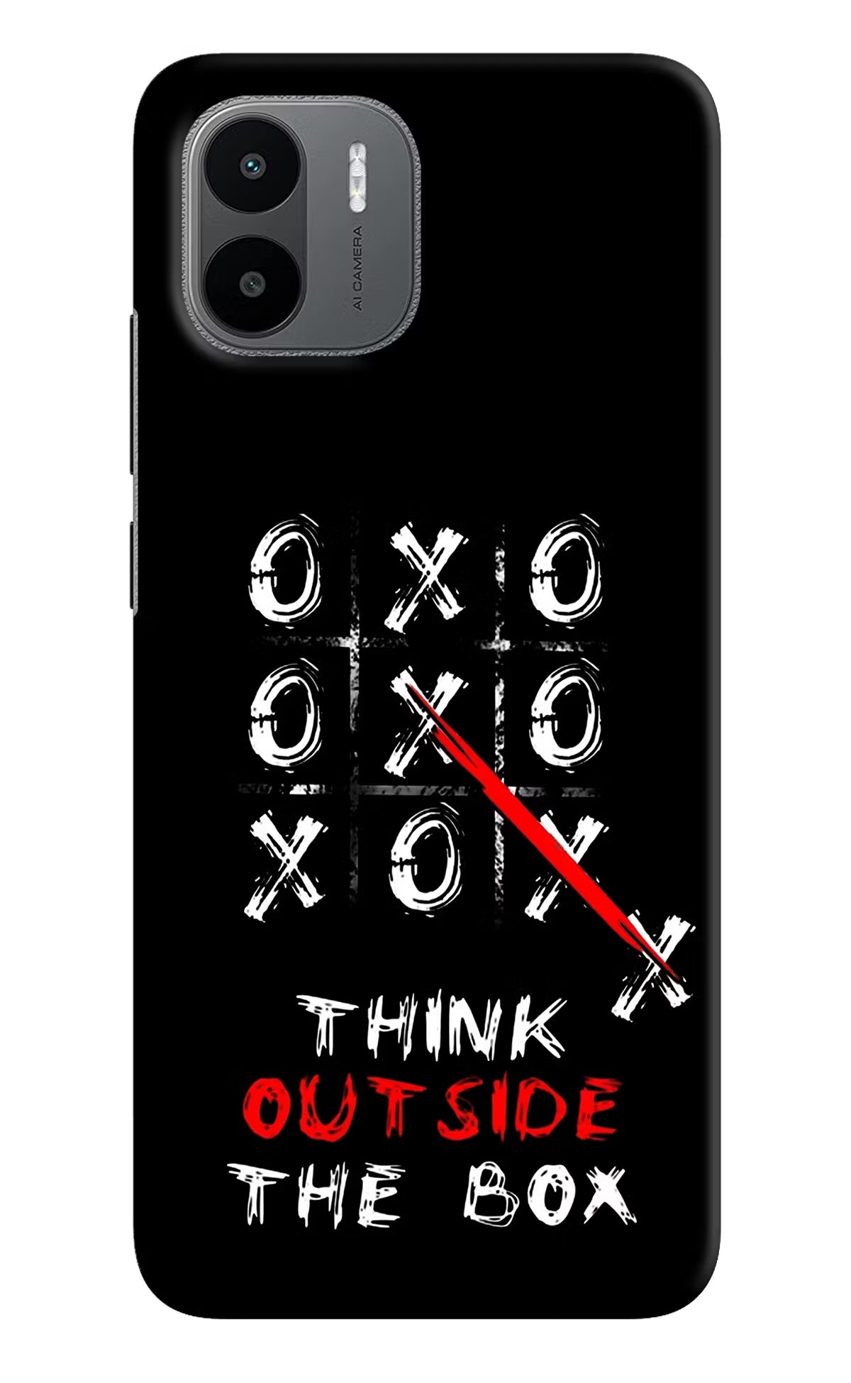 Think out of the BOX Redmi A1/A2 Hard Case Back Cover by Casekaro