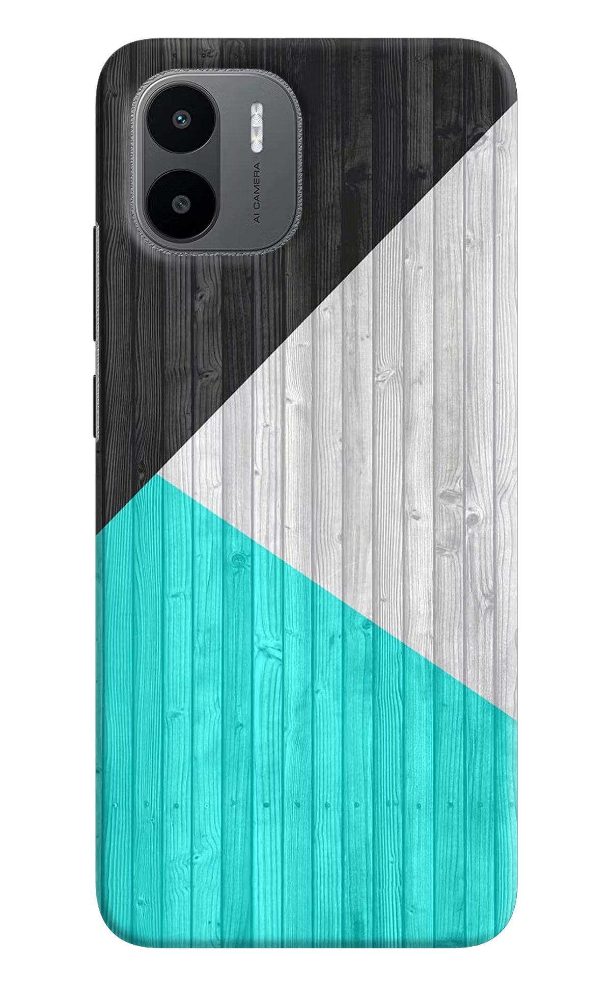 Wooden Abstract Redmi A1/A2 Hard Case Back Cover by Casekaro