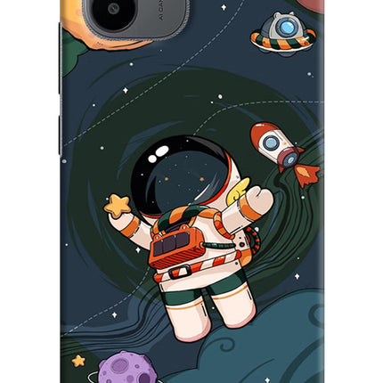 Cartoon Astronaut Redmi A1/A2 Hard Case Back Cover by Casekaro