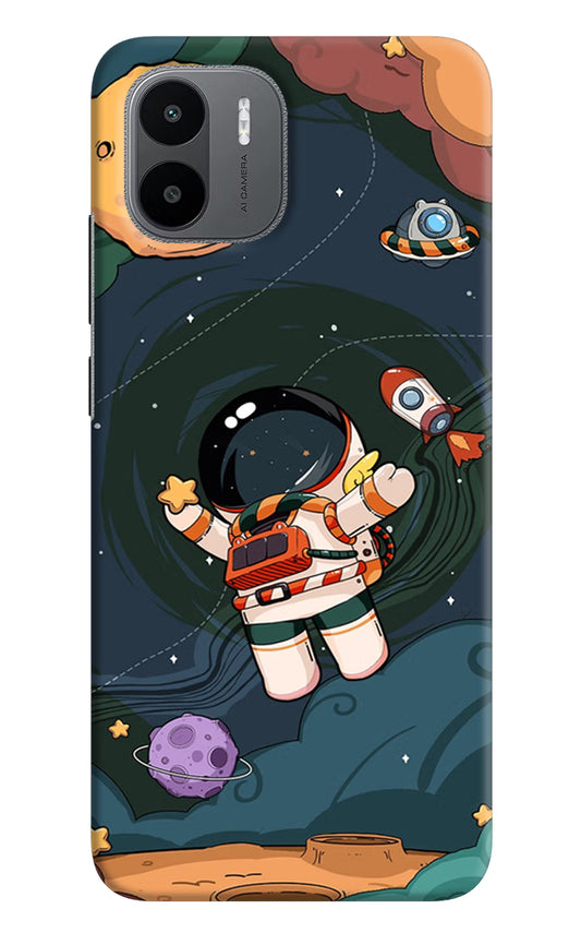 Cartoon Astronaut Redmi A1/A2 Hard Case Back Cover by Casekaro