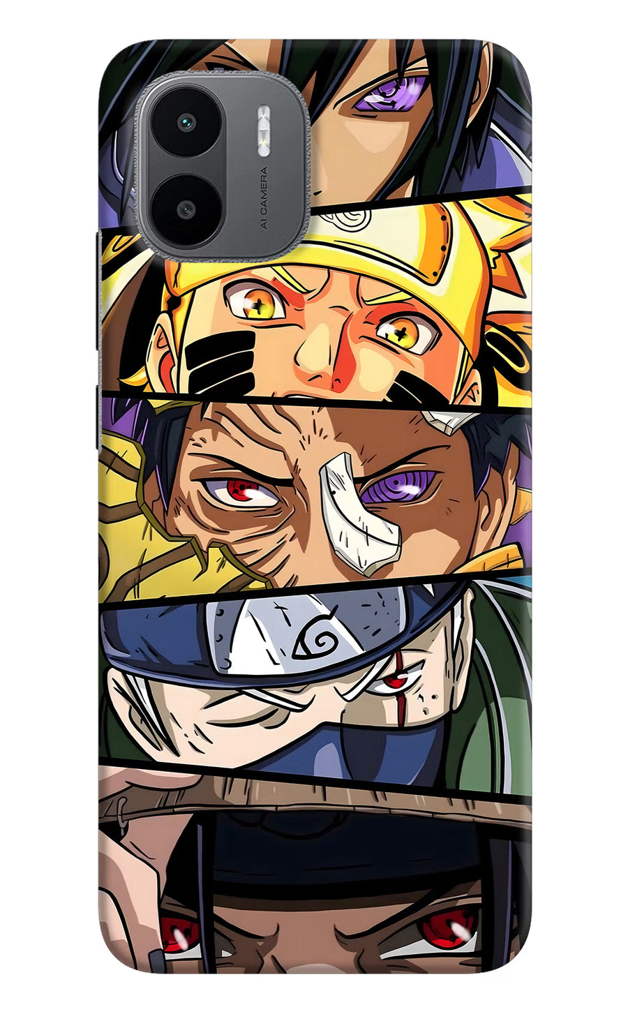 Naruto Character Redmi A1/A2 Back Cover, Hard case