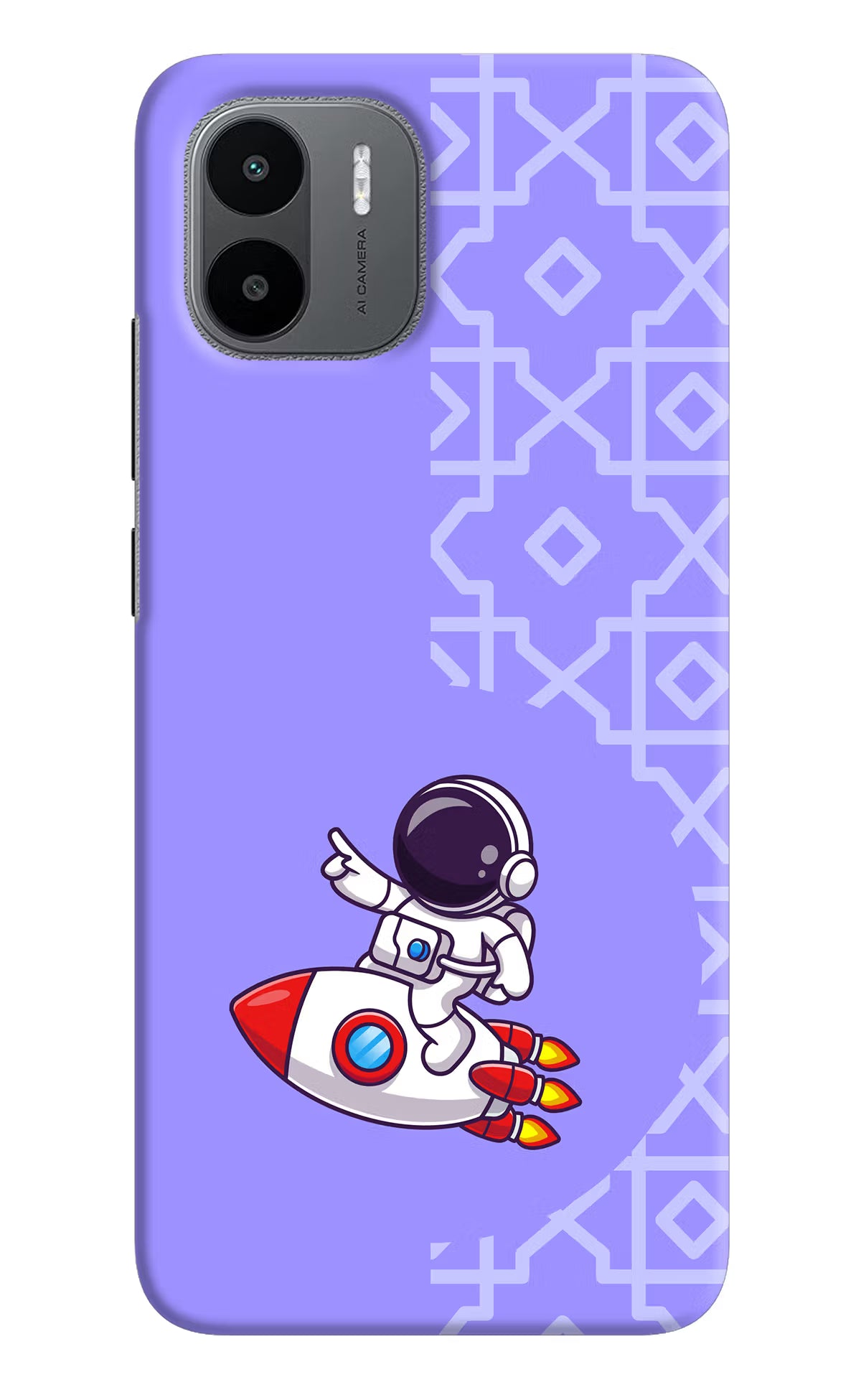 Cute Astronaut Redmi A1/A2 Hard Case Back Cover by Casekaro