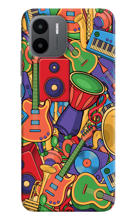 Music Instrument Doodle Redmi A1/A2 Hard Case Back Cover by Casekaro