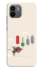 Bull Trading Momentum Redmi A1/A2 Hard Case Back Cover by Casekaro