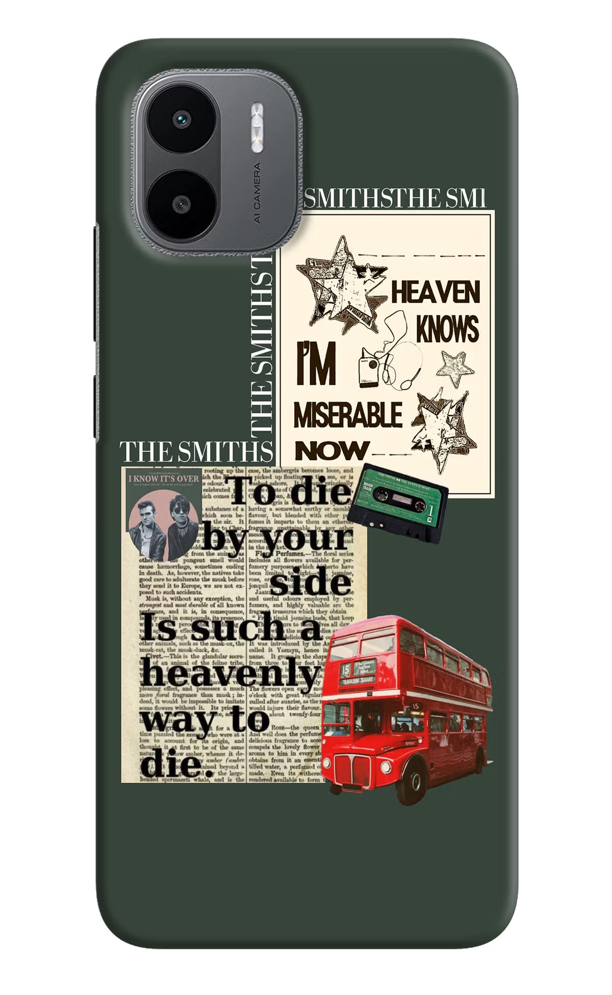 The Smiths Redmi A1/A2 Hard Case Back Cover by Casekaro