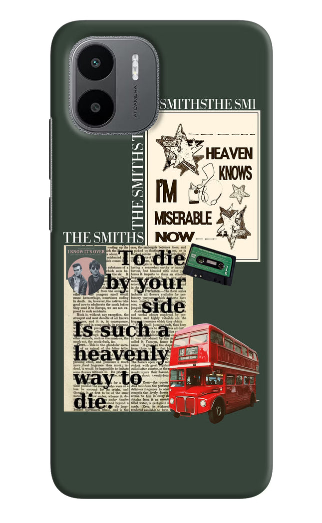 The Smiths Redmi A1/A2 Hard Case Back Cover by Casekaro