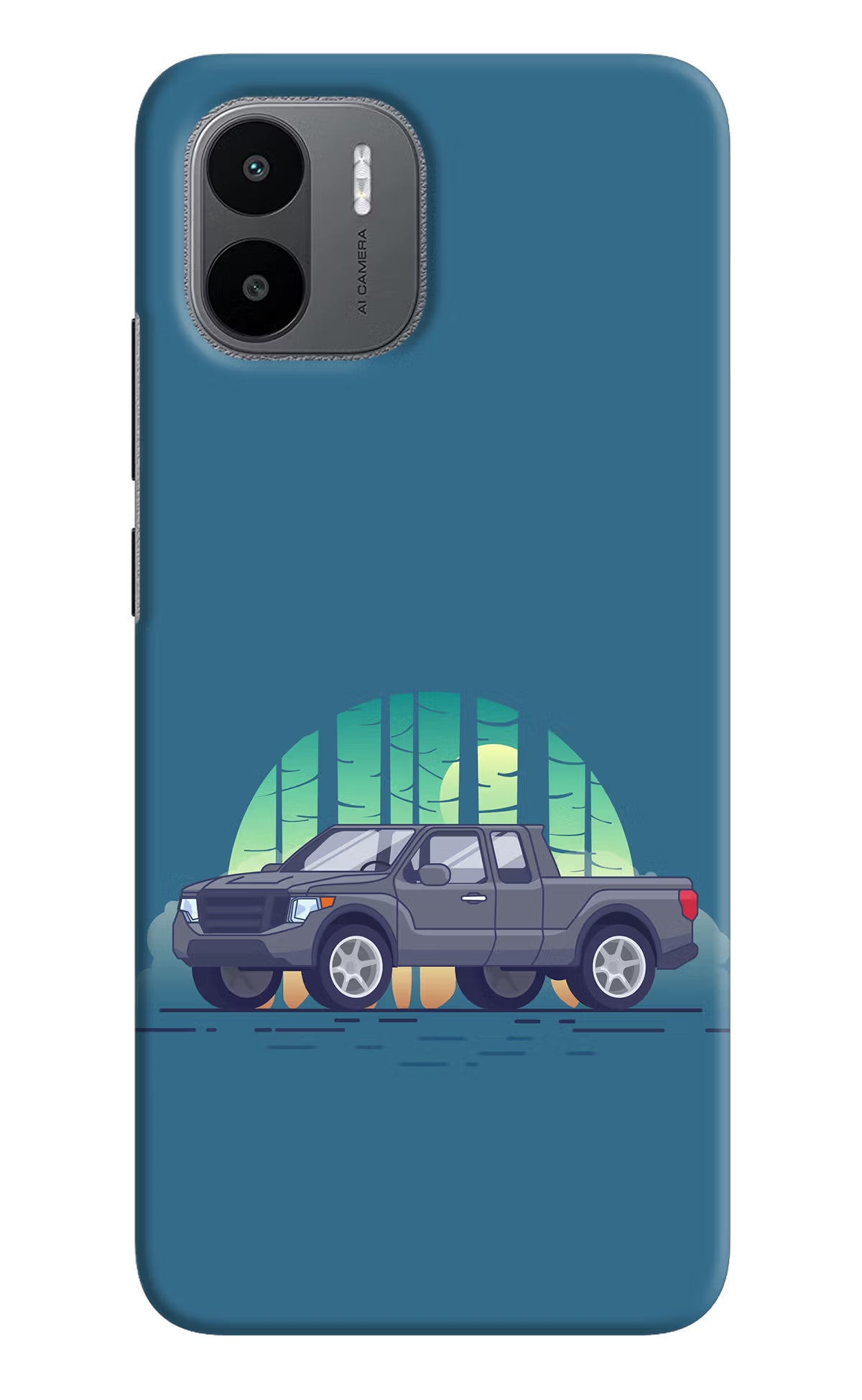 Retro Garage Vibe Redmi A1/A2 Hard Case Back Cover by Casekaro