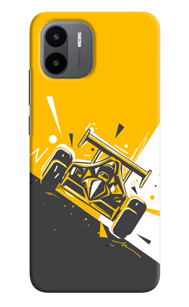 Track King Redmi A1/A2 Hard Case Back Cover by Casekaro