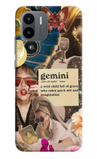 Gemini Zodiac Redmi A1/A2 Hard Case Back Cover by Casekaro