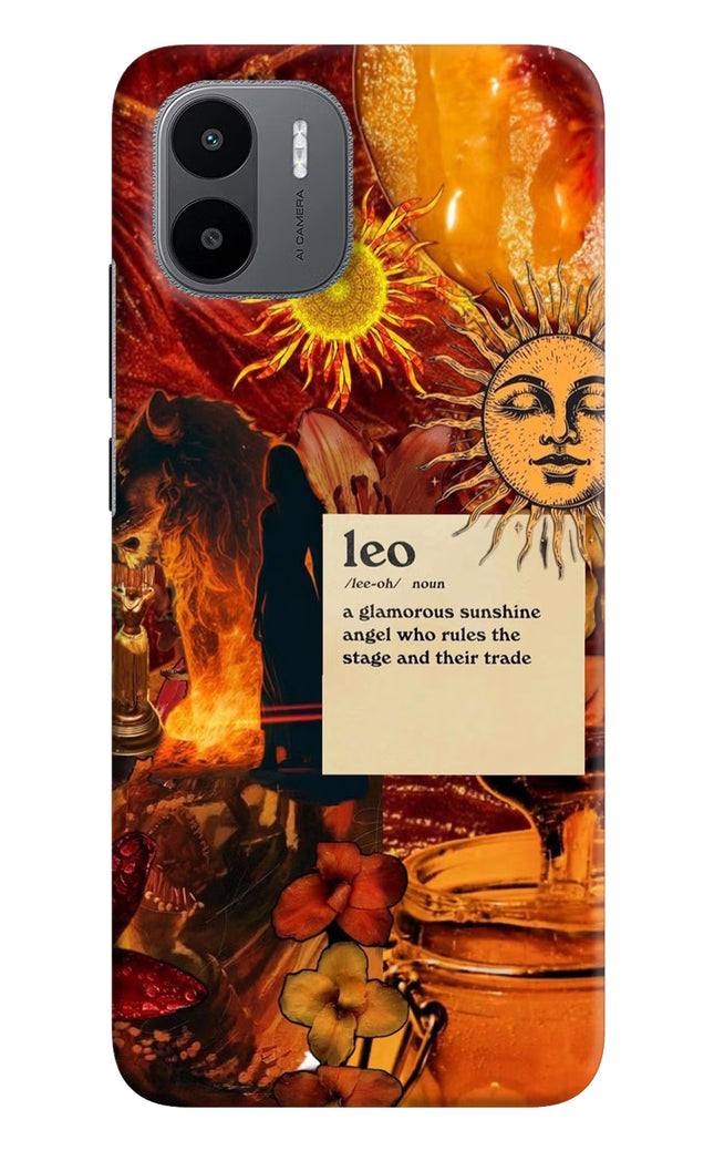 Leo Zodiac Redmi A1/A2 Hard Case Back Cover by Casekaro