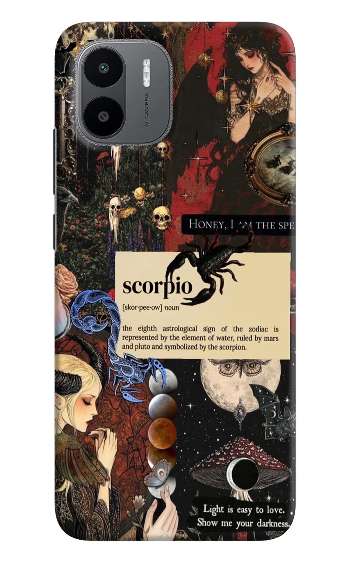 Scorpio Zodiac Redmi A1/A2 Hard Case Back Cover by Casekaro