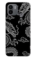 Twin Dragons Redmi A1/A2 Hard Case Back Cover by Casekaro