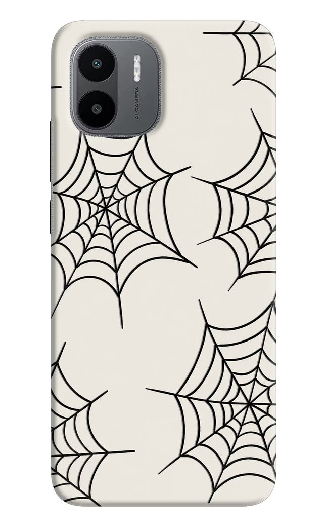Spider Web Redmi A1/A2 Hard Case Back Cover by Casekaro