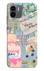 Studio Ghibli Redmi A1/A2 Hard Case Back Cover by Casekaro